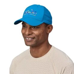 Patagonia Airshed Cap - 100% Recycled Polyester & NetPlus® -Sportswear Shop airshed cap 100 recycled polyester netplusr headwear patagonia unity fitz vessel blue 940101