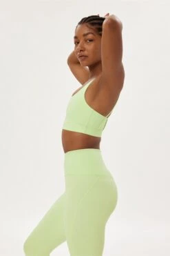 Andy Split Strap Bra - Recycled PET -Sportswear Shop andy split strap bra recycled pet underwear girlfriend collective 118229