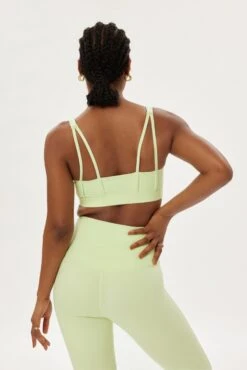 Andy Split Strap Bra - Recycled PET -Sportswear Shop andy split strap bra recycled pet underwear girlfriend collective 642934