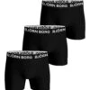 BJØRN BORG Bamboo Cotton Blend Boxer 3-pack -Sportswear Shop bamboo cotton blend boxer 3 pack underwear bjorn borg black s 498292