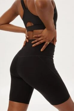 Bike Shorts - Made From Recycled Plastic Bottles -Sportswear Shop bike shorts made from recycled plastic bottles pants girlfriend collective 326266