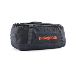 Patagonia Black Hole Duffel 55L - 100% Postconsumer Recycled Polyester -Sportswear Shop black hole duffel 55l 100 postconsumer recycled polyester bags patagonia smolder blue 611760