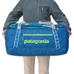 Patagonia Black Hole Duffel 70L - 100% Postconsumer Recycled Polyester -Sportswear Shop black hole duffel 70l 100 postconsumer recycled polyester bags patagonia 320123