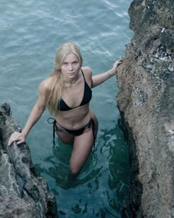 Black Tie Bottoms - Recycled Nylon 20 Black Tie Bottoms - Recycled Nylon -Sportswear Shop black tie bottoms recycled nylon swimwear lilja the label 799110