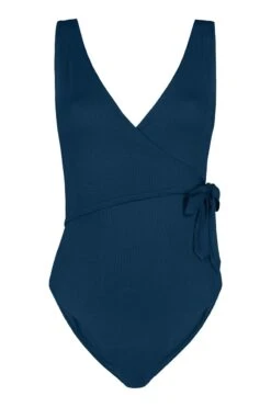 Blueberry Wrap Onepiece - Recycled Nylon -Sportswear Shop blueberry wrap onepiece swimwear lilja the label 190123