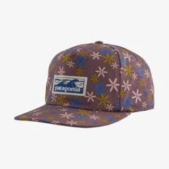 Patagonia Boardshort Label Funfarer Cap - Organic Cotton -Sportswear Shop boardshort label funfarer cap organic cotton cap patagonia fish flowers small hyssop purple 705640