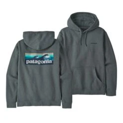 Patagonia Boardshort Logo Uprisal Hoody - Recycled Polyester & Recycled Cotton Fleece -Sportswear Shop boardshort logo uprisal hoody recycled polyester recycled cotton fleece shirt patagonia nouveau green xs 850065