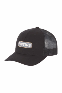 Byam Trucker Cap - Organic Cotton -Sportswear Shop byam trucker cap organic cotton headwear picture organic black 684329
