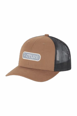 Byam Trucker Cap - Organic Cotton -Sportswear Shop byam trucker cap organic cotton headwear picture organic chocolate 974877