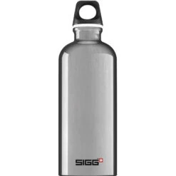 Classic SIGG Traveller Water Bottle - Aluminium -Sportswear Shop classic sigg aluminium water bottle made in switzerland bottle sigg alu 06l 579258