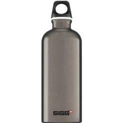 Classic SIGG Traveller Water Bottle - Aluminium -Sportswear Shop classic sigg water bottle aluminium cutlery sigg traveller smoked pearl 06l 198990