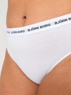 BJØRN BORG Core Logo High Waist Brief 2-pack -Sportswear Shop core logo high waist brief 2 pack bjorn borg 106171