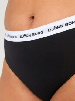 BJØRN BORG Core Logo High Waist Brief 2-pack -Sportswear Shop core logo high waist brief 2 pack bjorn borg 710882