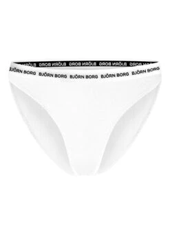 BJØRN BORG Core Logo High Waist Brief 2-pack -Sportswear Shop core logo high waist brief 2 pack bjorn borg 816886