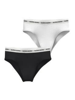 BJØRN BORG Core Logo High Waist Brief 2-pack