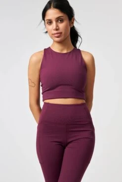 Dylan Crop Tank Bra - Made From Recycled Plastic Bottles -Sportswear Shop dylan crop tank bra made from recycled plastic bottles underwear girlfriend collective 231209