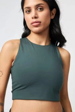 Dylan Crop Tank Bra - Made From Recycled Plastic Bottles -Sportswear Shop dylan crop tank bra made from recycled plastic bottles underwear girlfriend collective 857437