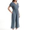 Evelyn Jumpsuit - Organic Cotton -Sportswear Shop evelyn jumpsuit organic cotton pants people tree dark grey 10 935533
