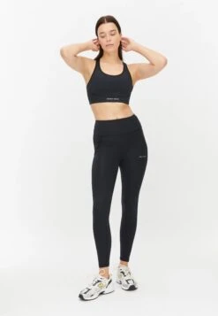 Röhnisch Flattering High Waist Tights - Recycled Polyester -Sportswear Shop flattering high waist tights recycled polyester pants rohnisch 387066