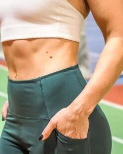 W's High-Rise Pocket Leggings - Made From Recycled Water Bottles -Sportswear Shop high rise pocket legging made from recycled water bottles leggings girlfriend collective 512022