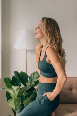 W's High-Rise Pocket Leggings - Made From Recycled Water Bottles -Sportswear Shop high rise pocket legging made from recycled water bottles leggings girlfriend collective 568879