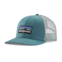 Patagonia Kids Trucker Hat - Organic Cotton & Recycled PET -Sportswear Shop kids trucker hat organic cotton recycled pet headwear patagonia p 6 logo we 714284