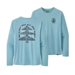 Patagonia M's Long-Sleeved Capilene® Cool Daily Graphic Shirt - Recycled Polyester -Sportswear Shop long sleeved capilener cool daily graphic shirt recycled polyester shirt patagonia 294997