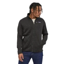 Patagonia M's Better Sweater Fleece Jacket- 100 % Recycled Polyester -Sportswear Shop mens better sweaterr fleece jacket black 100 recycled polyester hoodie patagonia 665762