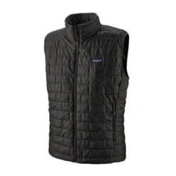Patagonia Men's Nano Puff Vest - Recycled Polyester -Sportswear Shop mens nano puff vest black recycled polyester jacket patagonia s 441291