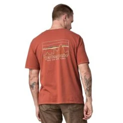 Patagonia M's '73 Skyline Organic T-Shirt - 100% Organic Cotton -Sportswear Shop ms 73 skyline organic t shirt 100 organic cotton shirt patagonia 490460