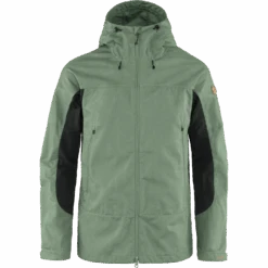 FJÄLLRÄVEN M's Abisko Lite Trekking Jacket - G-1000® Lite Eco - Recycled PET & Organic Cotton -Sportswear Shop ms abisko lite trekking jacket g 1000r lite eco recycled pet organic cotton jacket fjallraven patina green dark grey l 450203