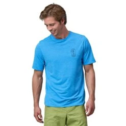 Patagonia M's Cap Cool Daily Graphic Shirt - Lands - Recycled Polyester