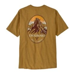 Patagonia M's Chouinard Crest Pocket Responsibili T-shirt - 100% Recycled Fabric