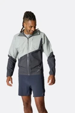 Rab M's Downpour Trail Light Waterproof Jacket - Recycled Polyester -Sportswear Shop ms downpour trail light waterproof jacket recycled polyester jacket rab 685245