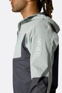 Rab M's Downpour Trail Light Waterproof Jacket - Recycled Polyester -Sportswear Shop ms downpour trail light waterproof jacket recycled polyester jacket rab 779986
