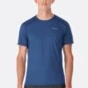 Rab M's Force T-shirt - Recycled Polyester & Polyester 2 Rab M's Force T-shirt - Recycled Polyester & Polyester -Sportswear Shop ms force t shirt recycled polyester polyester shirt rab orion bluetempest blue m 666042