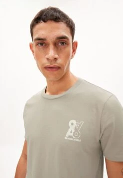 Armedangels M's Jaames Upside Down T-shirt - 100% Organic Cotton -Sportswear Shop ms jaames upside down t shirt 100 organic cotton shirt armedangels 827889