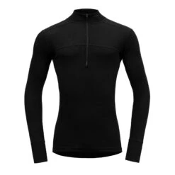 Devold M's Lauparen Zip Neck - 100% Merino Wool -Sportswear Shop ms lauparen zip neck 100 merino wool shirt devold black s 861560