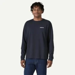 Patagonia M's Long-Sleeved P-6 Logo Responsibili-Tee® - Recycled Polyester