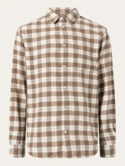 M's Loose Fit Checkered Shirt - 100% Organic Cotton