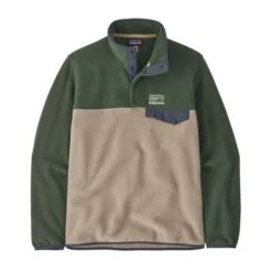 Patagonia M's LW Synch Snap-T Fleece Pullover - 100% Recycled Polyester -Sportswear Shop ms lw synch snap t fleece pullover 100 recycled polyester shirt patagonia 943450