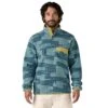 Patagonia M's LW Synch Snap-T Fleece Pullover - 100% Recycled Polyester -Sportswear Shop ms lw synch snap t fleece pullover 100 recycled polyester shirt patagonia quilty fitz wetland blue s 192836