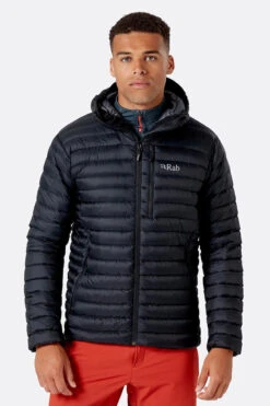 Rab M's Microlight Alpine Jacket - Recycled Nylon & Down -Sportswear Shop ms microlight alpine jacket recycled nylon down jacket rab black m 372728