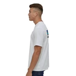 Patagonia M's P-6 Logo Responsibili-Tee® - Recycled Cotton -Sportswear Shop ms p 6 logo responsibili teer recycled cotton t shirt patagonia 282701