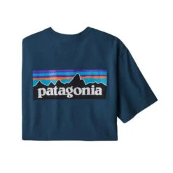 Patagonia M's P-6 Logo Responsibili-Tee® - Recycled Cotton -Sportswear Shop ms p 6 logo responsibili teer recycled cotton t shirt patagonia 477950