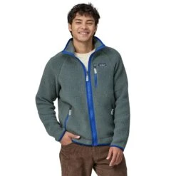Patagonia M's Retro Pile Jacket - 100 % Recycled Polyester -Sportswear Shop ms retro pile jacket 100 recycled polyester jacket patagonia nouveau green s 892530