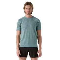 Patagonia M's Ridge Flow Running Shirt - 100% Recycled Polyester