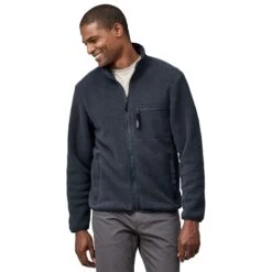 Patagonia M's Synchilla Fleece Jacket - 100% Recycled Polyester -Sportswear Shop ms synchilla fleece jacket 100 recycled polyester shirt patagonia smolder blue s 111296