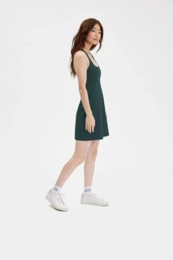 Paloma Dress - Made From Recycled Plastic Bottles -Sportswear Shop paloma dress made from recycled plastic bottles dress girlfriend collective 472253