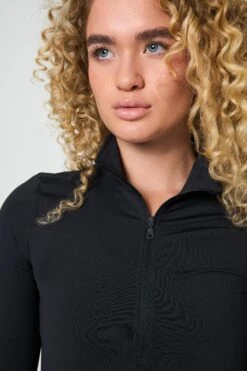 Reset Long Sleeve Mock Neck, Half Zip -Sportswear Shop reset long sleeve mock neck half zip shirt girlfriend collective 333070